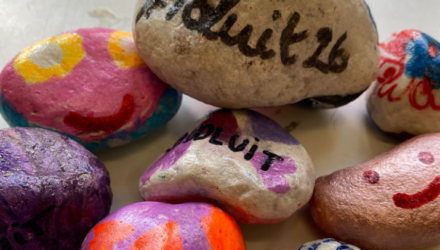 Kwam jij al een van onze Happy Stones tegen in Evergem?