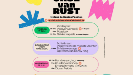 Trafiek doet dienst als Oase van Rust tijdens de Gentse Feesten