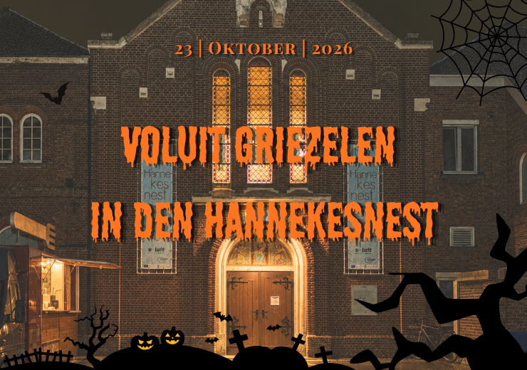Kom griezelen in Den Hannekesnest op vrijdag 23 oktober